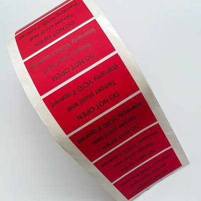 Zelfklevende Anti Vervalste Sticker Glanzende Laminering