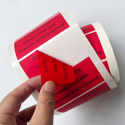 Zelfklevende Anti Vervalste Sticker Glanzende Laminering
