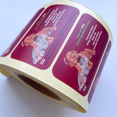 Met een laag bedekt Document Gedrukte Douane van de Verbindingsstickers van de Huisdieren de vinylstamper