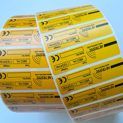 Van de het Beeld maken de Zelfklevende Druk van de douanetekst het Etiketstickers Vinylstickerbroodje waterdicht