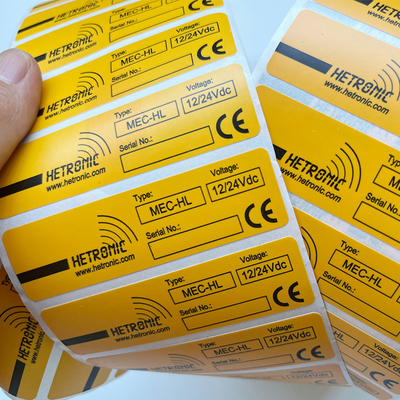 Van de het Beeld maken de Zelfklevende Druk van de douanetekst het Etiketstickers Vinylstickerbroodje waterdicht