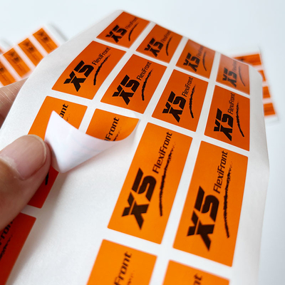 Het Met een laag bedekte Document van douane Privé Etiketten Zelfklevende Sticker Vier Kleurendruk