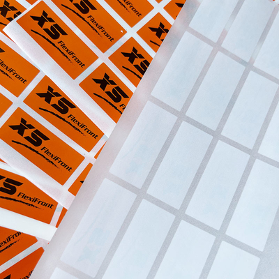 Het Met een laag bedekte Document van douane Privé Etiketten Zelfklevende Sticker Vier Kleurendruk
