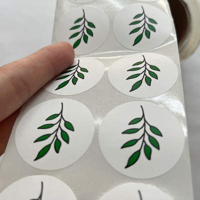 De waterdichte Ronde Tekst die van het de Douanebeeld van Etiketstickers Privé Zelfklevend Etiket drukken