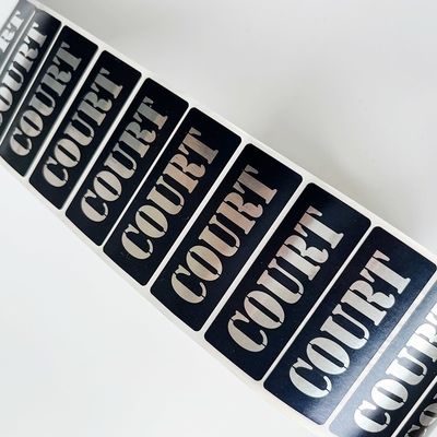 De Verbindingsstickers van de druk Zelfklevende Stamper, Merkdouane Logo Sticker Roll