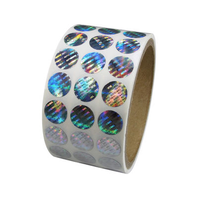 2 * 3cm 2D 3D Bewegende Grating Stickers van het Veiligheidshologram