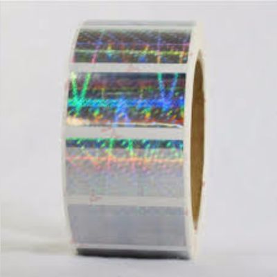 2 * 3cm 2D 3D Bewegende Grating Stickers van het Veiligheidshologram