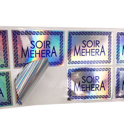 Stickers van de laser 3D Holografische Authenticiteit, Echte Veilige Hologramsticker