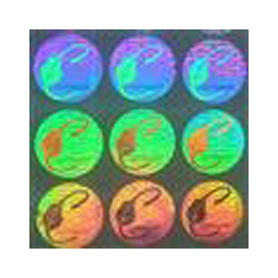 Van de de kleurenveiligheid van ISO9001 2008 CMYK het Hologramstickers voor Certificaat