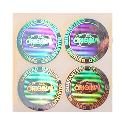 Van de de kleurenveiligheid van ISO9001 2008 CMYK het Hologramstickers voor Certificaat