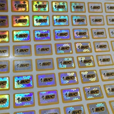 Ronde het Hologramstickers van de Vormveiligheid, Echte Hologramstickers