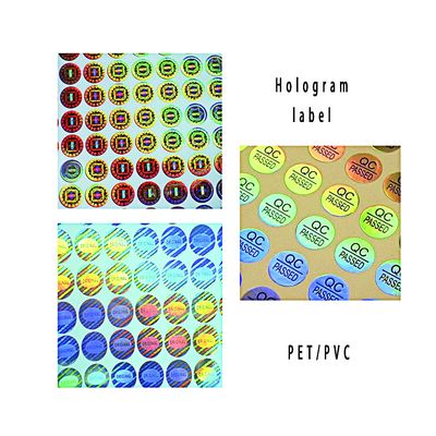Anti Vervalste 3D Holografische de Veiligheidsstickers van het Ontwerpembleem