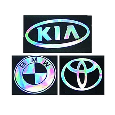 Anti Vervalste 3D Holografische de Veiligheidsstickers van het Ontwerpembleem