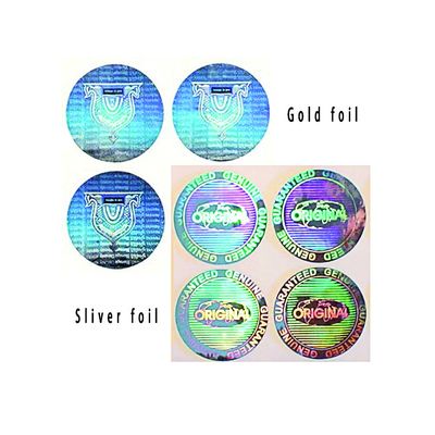 Anti Vervalste 3D Holografische de Veiligheidsstickers van het Ontwerpembleem
