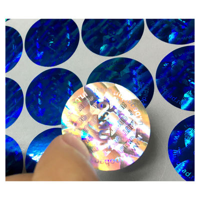 De anti Vervalste Gouden en Zilveren Stickers van het Veiligheidshologram