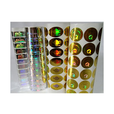 Maak de 2D 3D Ronde Authentieke Stickers van het Broodjeshologram waterdicht