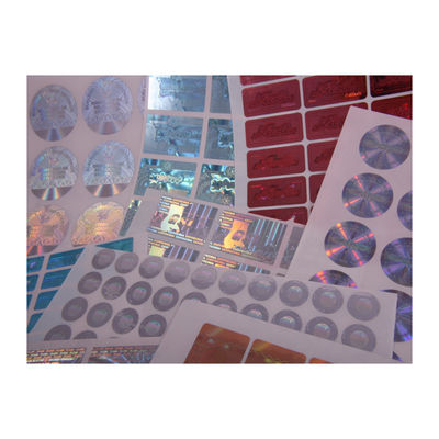 Maak de 2D 3D Ronde Authentieke Stickers van het Broodjeshologram waterdicht