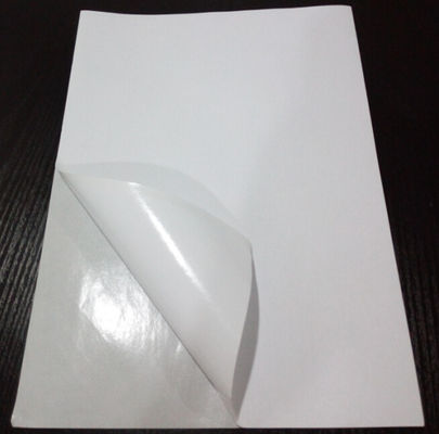 Wit 8,5 X 11cm Lege de Stickerbladen van Woodfree, Duidelijke Stickerbladen