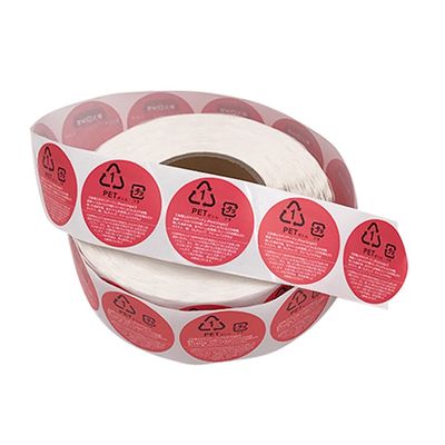 Cirkel Ronde Voedsel en Drank van de de Matrijzenbesnoeiing van het Etikettenbroodje van het de Vorm Thermische Voedsel het Etiketstickers