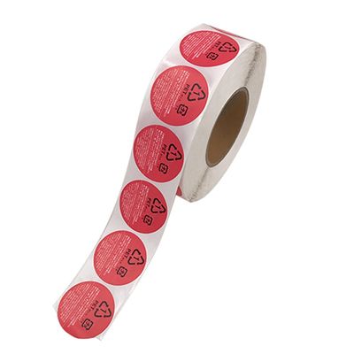 Cirkel Ronde Voedsel en Drank van de de Matrijzenbesnoeiing van het Etikettenbroodje van het de Vorm Thermische Voedsel het Etiketstickers