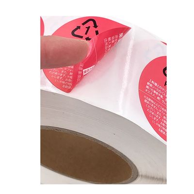 Cirkel Ronde Voedsel en Drank van de de Matrijzenbesnoeiing van het Etikettenbroodje van het de Vorm Thermische Voedsel het Etiketstickers
