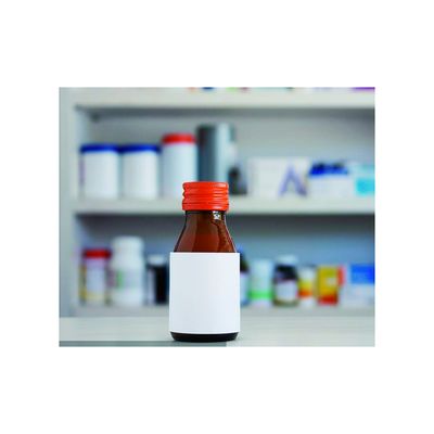 3D Hologram 10ml Vial Medication Warning Labels, Benadryl-Waarschuwingsetiket