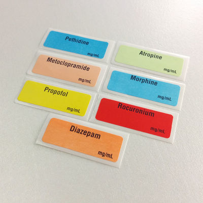 Van het de Kleurenmedicijn van BOPP CMYK de Waarschuwingsetiketten, Waarschuwingsetiketten op Voorschriftdrugs