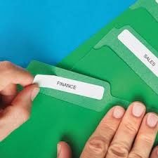 Dymo 99017 Compatibele van het Etiketmanilla van de Dossieromslag de Omslagetiketten