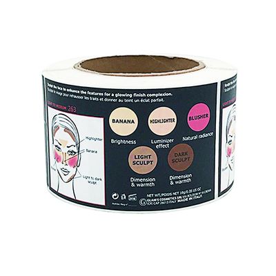 Van de de Etherische oliestamper van het lippenstiftparfum van de Verbindingsstickers drukte de Gouden Folie Etiketten