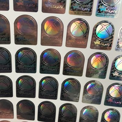 Stickers van de identiteitskaart de Vochtbestendige Holografische Folie, 3D Holografische Stickers