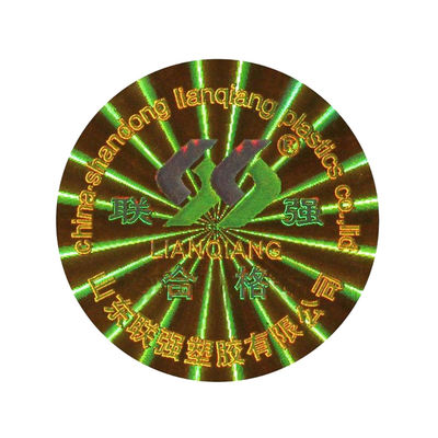 Matte Lamination Tamper Evident Security-Etiketten, Transparante Holografische Stickers