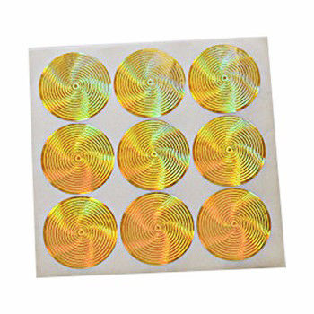 ISO9001 2008 CMYK-Sticker van het Kleuren de Zilveren Hologram, het Hologramstickers van de Douaneveiligheid
