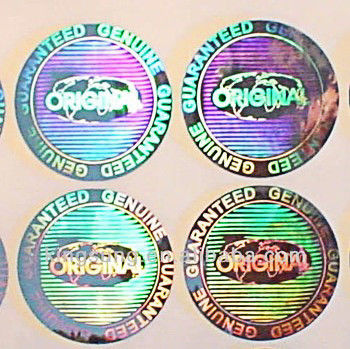 ISO9001 2008 CMYK-Sticker van het Kleuren de Zilveren Hologram, het Hologramstickers van de Douaneveiligheid
