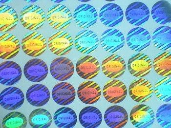 ISO9001 2008 CMYK-Sticker van het Kleuren de Zilveren Hologram, het Hologramstickers van de Douaneveiligheid