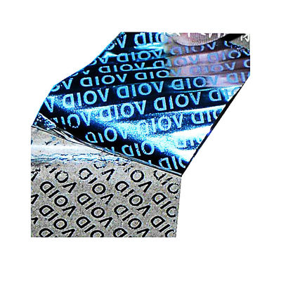 Pas Logo Die Cut Tamper Evident-Veiligheidsetiketten aan