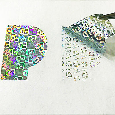 ISO9001 veiligheids Anti Valse Holografische Vinylstickers