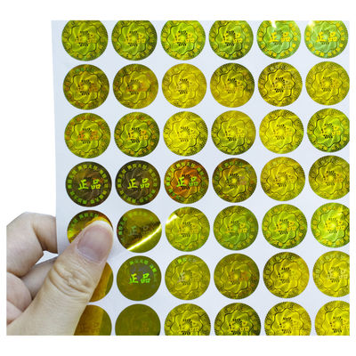 Matrijs van de Pely sneed de Anti Vervalste Douane Holografische Stickers