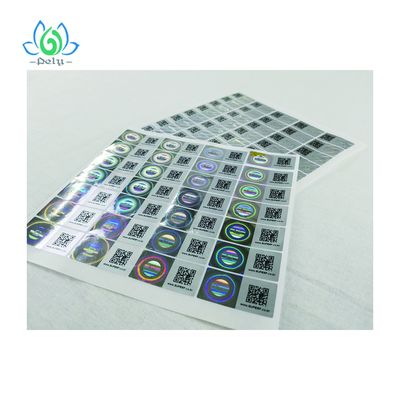 10X10X5cm de Hoge Zelfklevende Anti Valse Stickers van de Stamper Duidelijke Verbinding