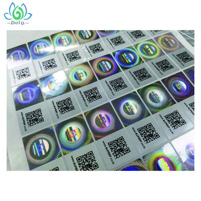 10X10X5cm de Hoge Zelfklevende Anti Valse Stickers van de Stamper Duidelijke Verbinding