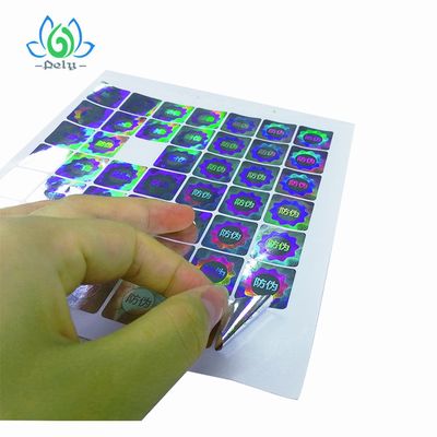 Van het de Stamperbewijs van Anticounterfeitings Zilveren Goil 3D de Streepjescodeetiketten
