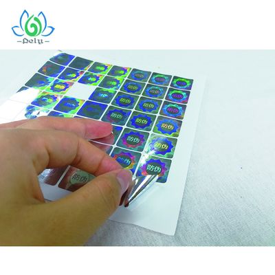Van het de Stamperbewijs van Anticounterfeitings Zilveren Goil 3D de Streepjescodeetiketten