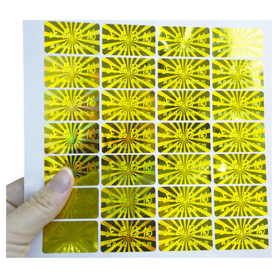 Van de het Hologramstamper van het douanewatermerk de Stickers van de het Bewijsverbinding