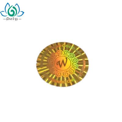 Van de Verbindingsstickers van de Pely de Ronde Stamper Stickers van het de Douane 3d Hologram