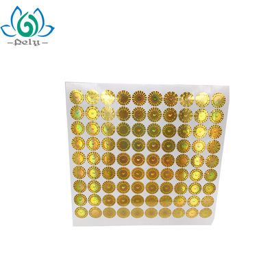 Van de Verbindingsstickers van de Pely de Ronde Stamper Stickers van het de Douane 3d Hologram