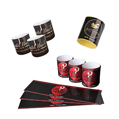 Van de de Uitbreidingsveiligheid van het douanehaar de Verbindingsetiket, de Etiketten van de Haarbundel