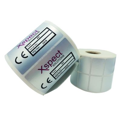 Zelfklevende Verpakkende de Etikettenstickers die van het metaalaluminium verbindingsstickers verpakken