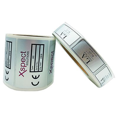Zelfklevende Verpakkende de Etikettenstickers die van het metaalaluminium verbindingsstickers verpakken