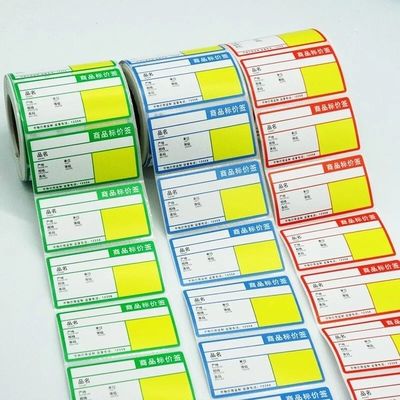 Flexographic CMYK-Markeringen van de het Etiketplank van de Supermarktplank voor Kruidenierswinkelopslag