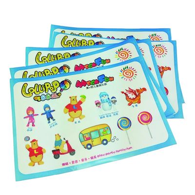 A5 het Document van de de Karakterssticker van het Groottekarton Blad voor Jonge geitjes