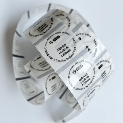 40mm de Ronde Transparante Vinyl Glanzende Zelfklevende Duidelijke Zelfklevende Stickers van de Stickerlippenstift